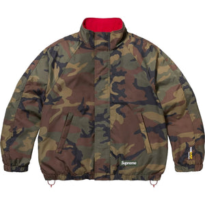 SUPREME POLARTEC® REVERSIBLE TRACK JACKET-WOODLAND CAMO