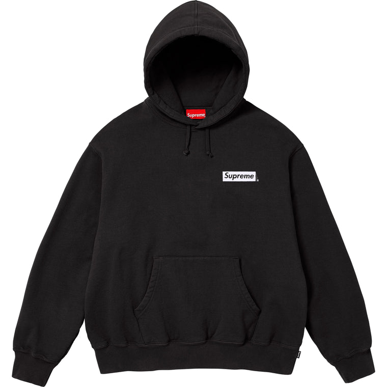 SUPREME PRESIDENT HOODED SWEATSHIRT-BLACK