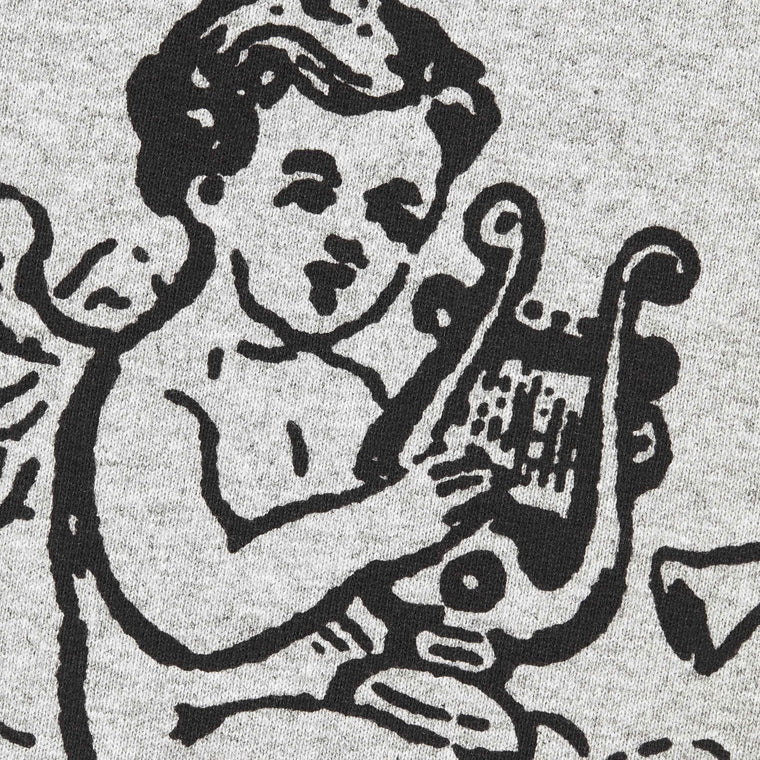 SUPREME PRESIDENT HOODED SWEATSHIRT-HEATHER GREY