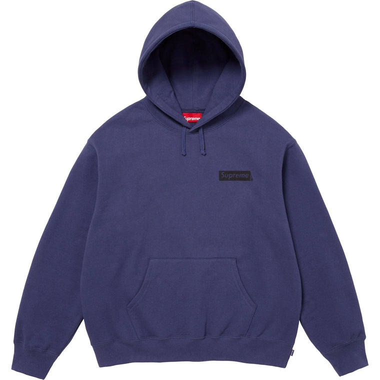 SUPREME PRESIDENT HOODED SWEATSHIRT-WASHED NAVY