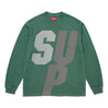 SUPREME REFLECTIVE L/S TOP-GREEN