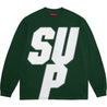 SUPREME REFLECTIVE L/S TOP-GREEN
