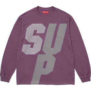 SUPREME REFLECTIVE L/S TOP-PURPLE