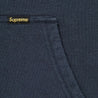SUPREME REVERSIBLE WORK ZIP UP HOODED SWEATSHIRT-NAVY
