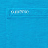 SUPREME S/S POCKET TEE-BRIGHT BLUE
