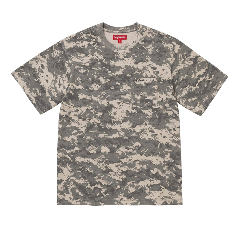 SUPREME S/S POCKET TEE-DIGI CAMO