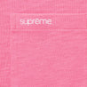 SUPREME S/S POCKET TEE-PINK