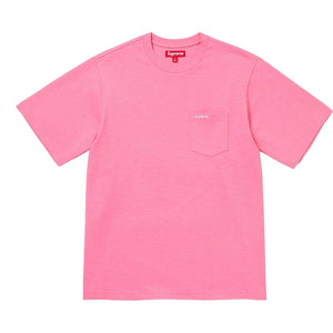 SUPREME S/S POCKET TEE-PINK