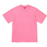 SUPREME S/S POCKET TEE-PINK