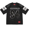 SUPREME SEQUIN FOOTBALL JERSEY-BLACK