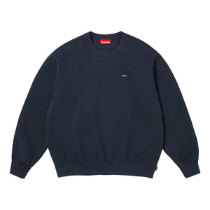 SUPREME SMALL BOX CREWNECK-NAVY