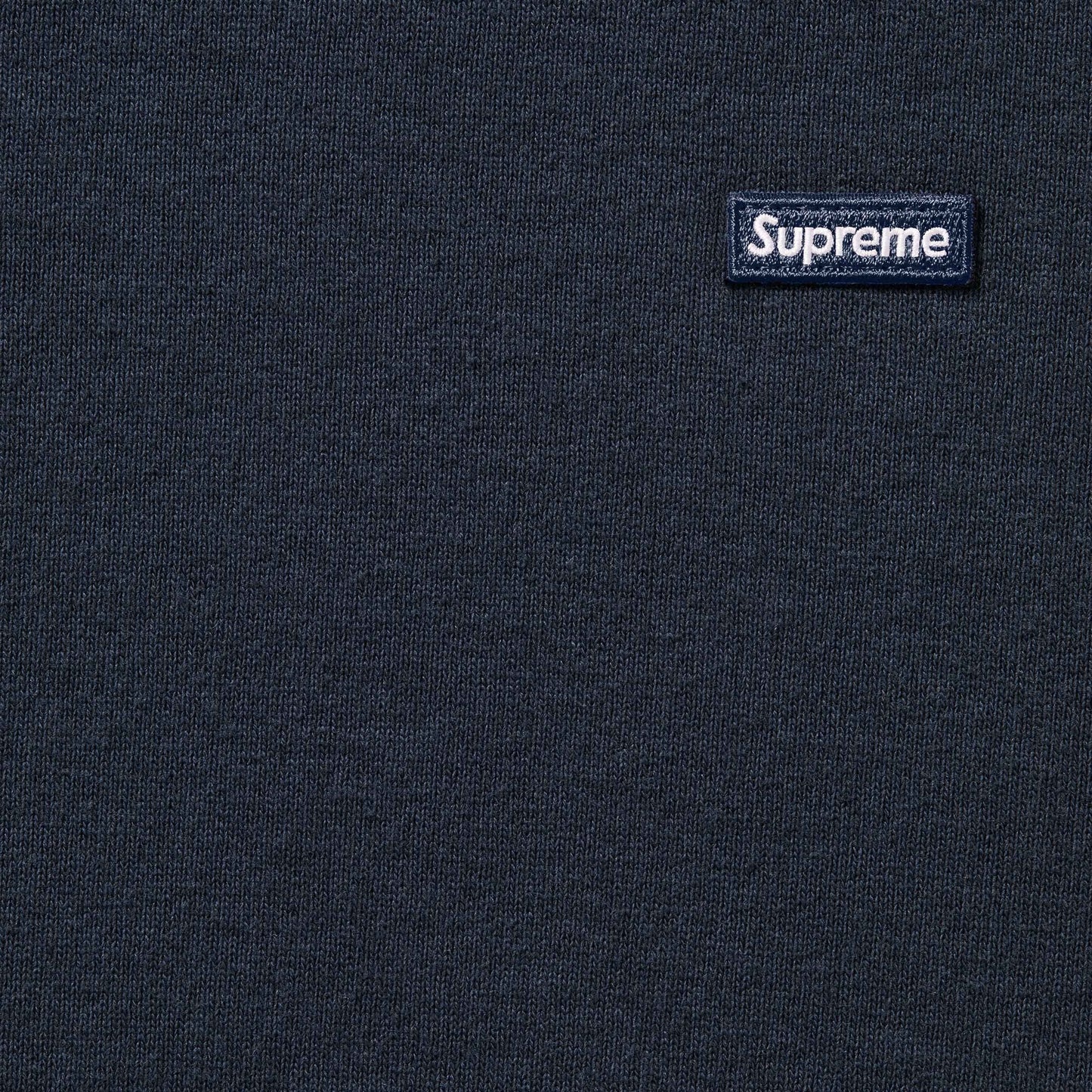 SUPREME SMALL BOX CREWNECK-NAVY