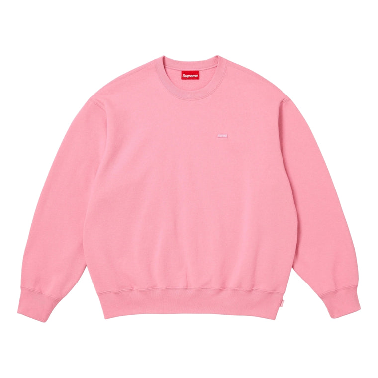 SUPREME SMALL BOX CREWNECK-PINK