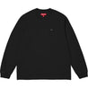 SUPREME SMALL BOX L/S TEE-BLACK