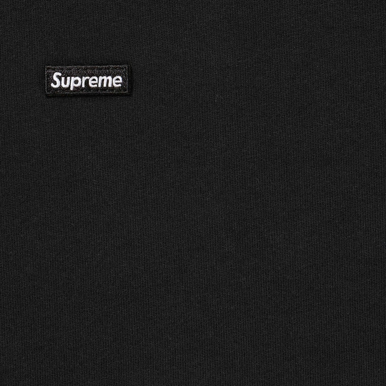 SUPREME SMALL BOX L/S TEE-BLACK