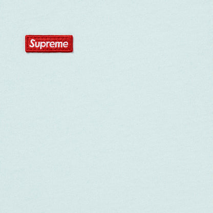 SUPREME SMALL BOX L/S TEE-LIGHT BLUE