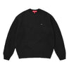 SUPREME SMALL BOX WAFFLE SWEATER-BLACK