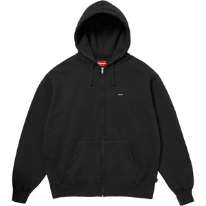 SUPREME SMALL BOX ZIP UP HOODED SWEATSHIRT-BLACK