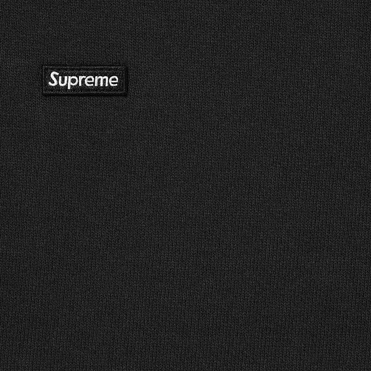 SUPREME SMALL BOX ZIP UP HOODED SWEATSHIRT-BLACK