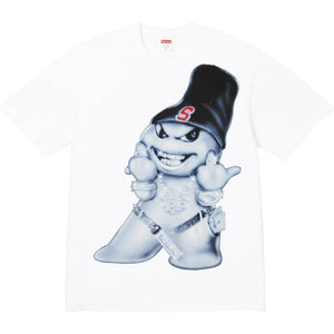 SUPREME SNOWMAN TEE-WHITE