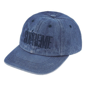 SUPREME SPLATTER 6-PANEL-DENIM