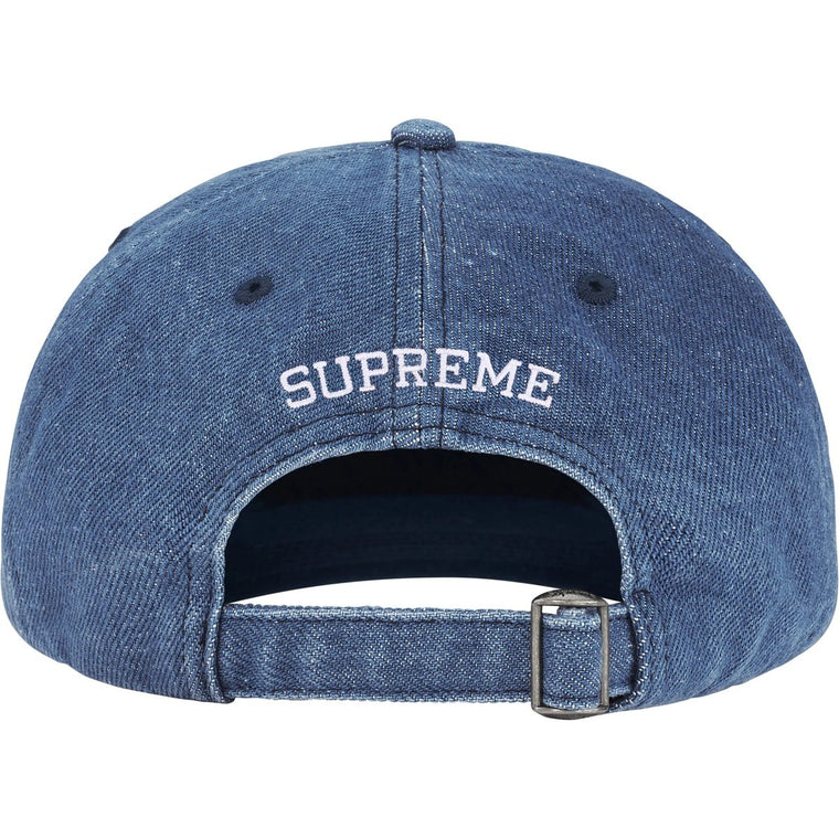 SUPREME SPLATTER 6-PANEL-DENIM