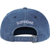 SUPREME SPLATTER 6-PANEL-DENIM