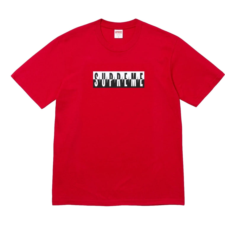SUPREME SPLIT TEE-RED