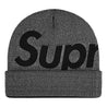 SUPREME STUDDED KNOCKOUT BIG LOGO BEANIE-BLACK