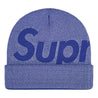 SUPREME STUDDED KNOCKOUT BIG LOGO BEANIE-ROYAL