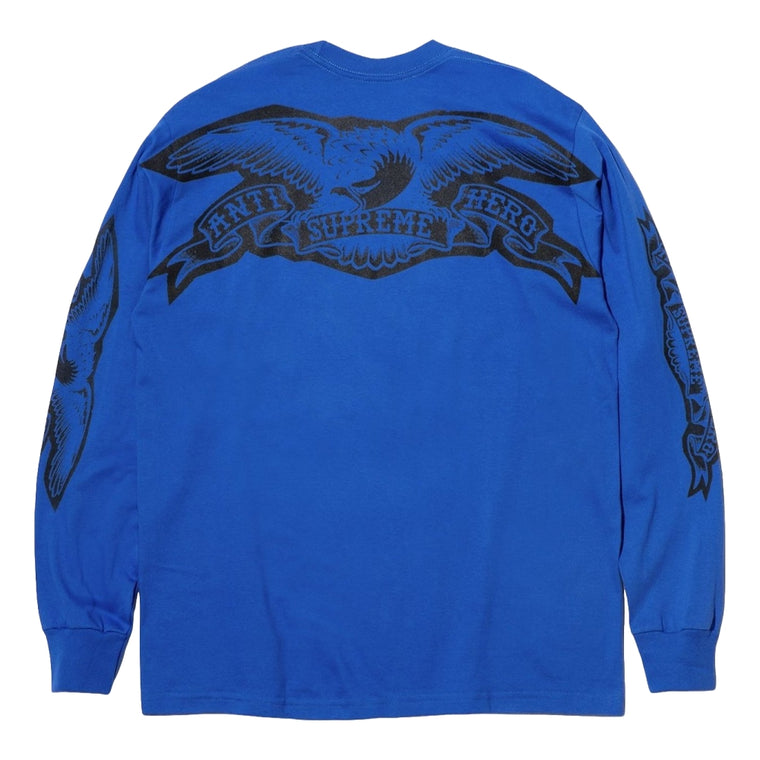 SUPREME ANTIHERO® EAGLE L/S TEE-ROYAL