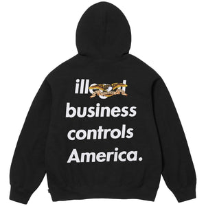 SUPREME ANTIHERO® HOODED SWEATSHIRT-BLACK