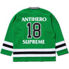 SUPREME ANTIHERO® OZZY HOCKEY JERSEY-GREEN