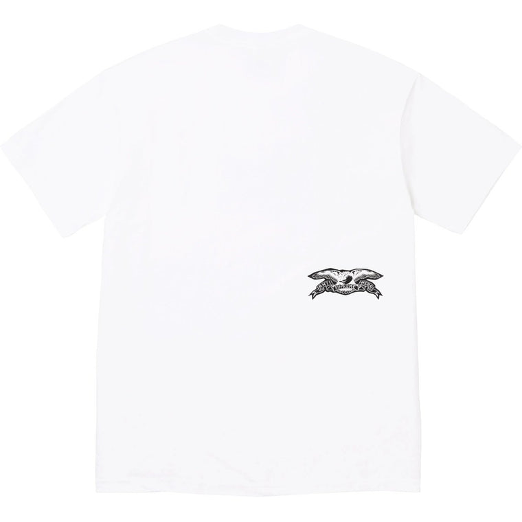 SUPREME ANTIHERO® OZZY TEE-WHITE