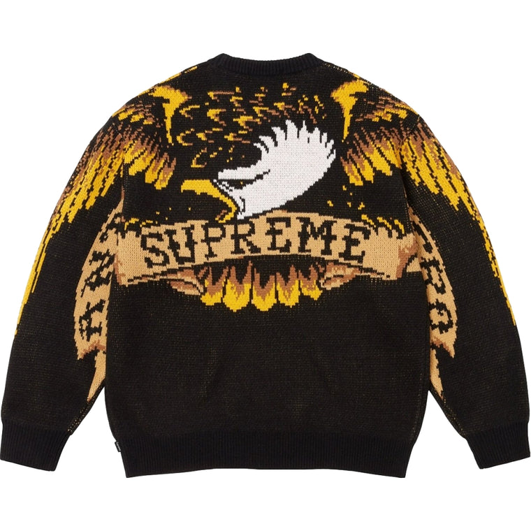 SUPREME ANTIHERO® SWEATER-BLACK