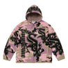 SUPREME CHICAGO WHITE SOX ZIP UP HOODED SWEATER-PINK CAMO