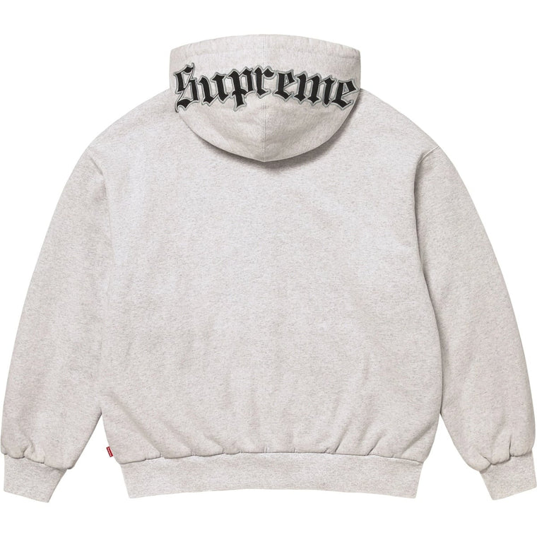 SUPREME CHICAGO WHITE SOX™ ZIP UP HOODED SWEATSHIRT-ASH GREY