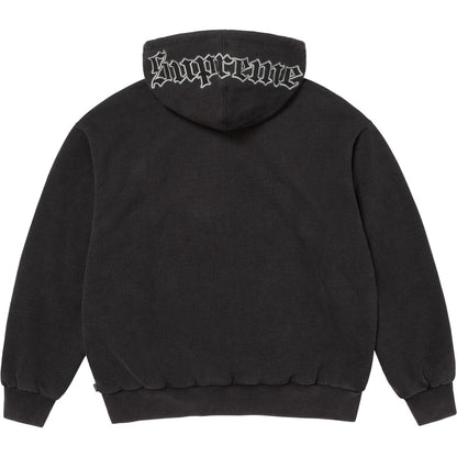 SUPREME CHICAGO WHITE SOX™ ZIP UP HOODED SWEATSHIRT-BLACK