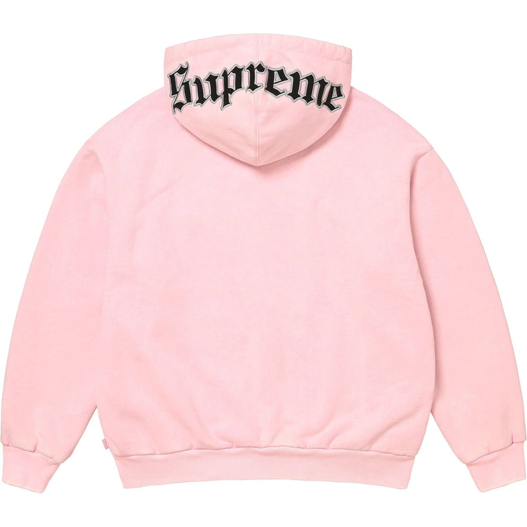 SUPREME CHICAGO WHITE SOX™ ZIP UP HOODED SWEATSHIRT-LIGHT PINK