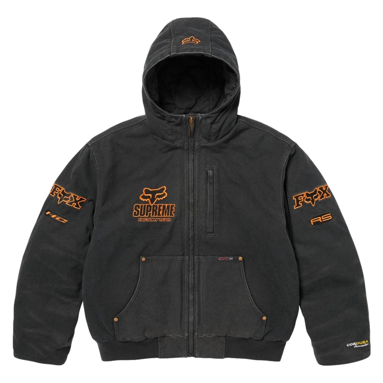 SUPREME FOX RACING® HOODED WORK JACKET-BLACK