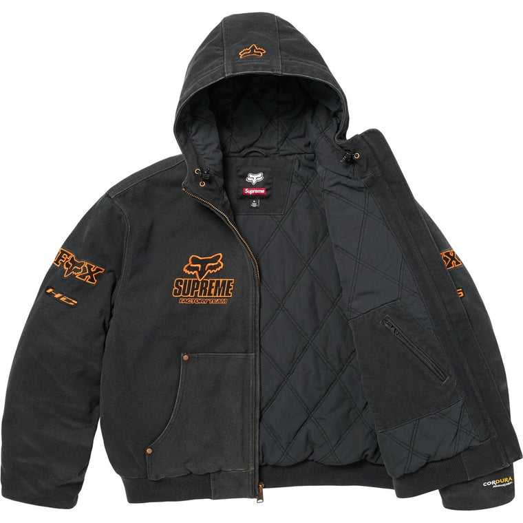 SUPREME FOX RACING® HOODED WORK JACKET-BLACK