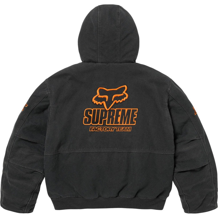 SUPREME FOX RACING® HOODED WORK JACKET-BLACK