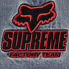 SUPREME FOX RACING® HOODED WORK JACKET-DENIM