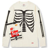SUPREME HANES BONES THERMAL CREW(1PACK)-NATURAL