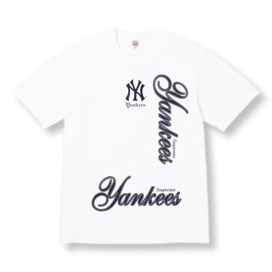 SUPREME MLB TEAMS TEE YANKEES-WHITE