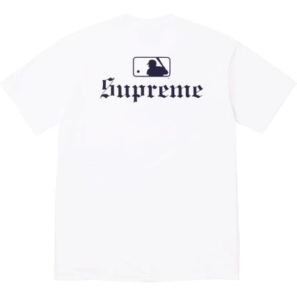 SUPREME MLB TEAMS TEE YANKEES-WHITE