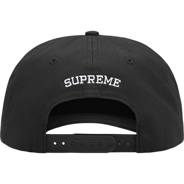 SUPREME NUMBER NINE 6-PANEL-BLACK