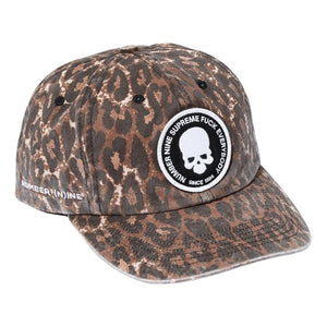 SUPREME NUMBER NINE 6-PANEL-LEOPARD