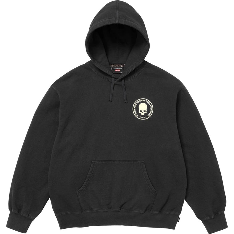 SUPREME NUMBER (N)INE® HOODED SWEATSHIRT-BLACK