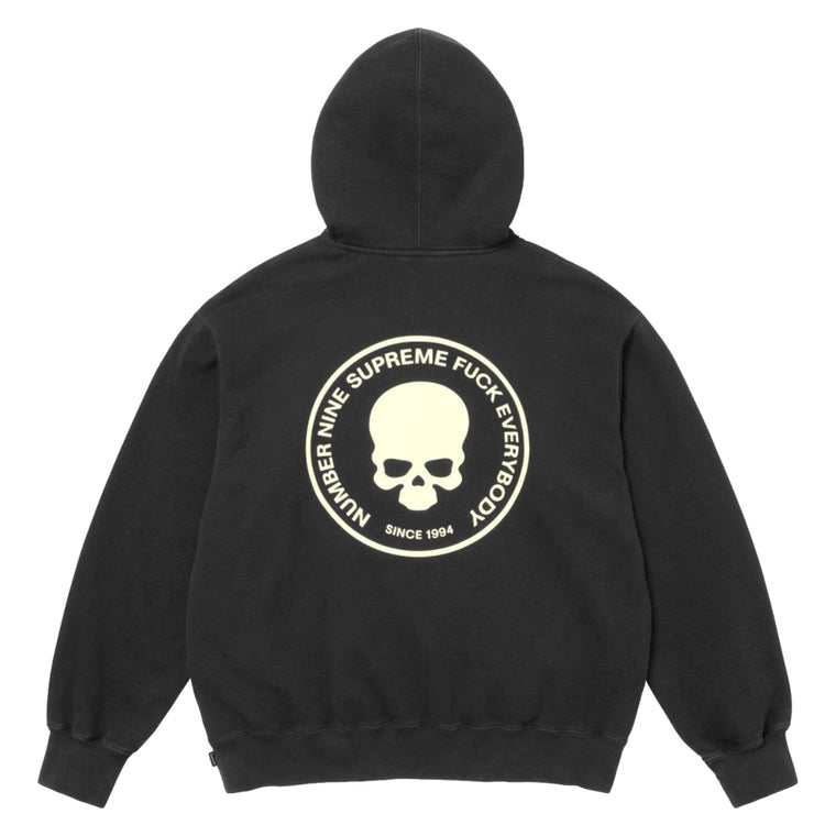 SUPREME NUMBER (N)INE® HOODED SWEATSHIRT-BLACK